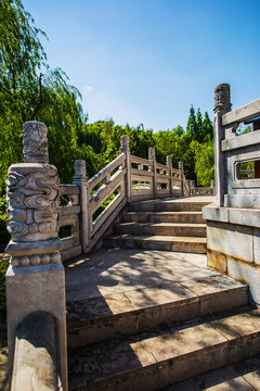 仿古建筑石台阶