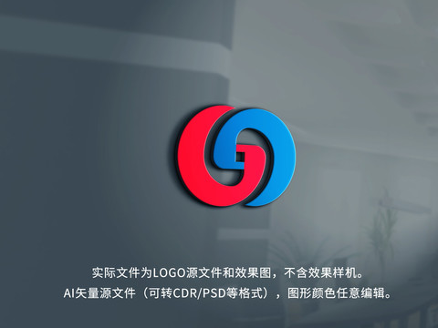G字母LOGO標志設計