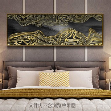 意境線條抽象裝飾畫