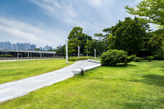 广州城市园林街景