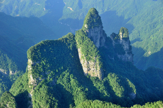 湖南张家界天门山景观