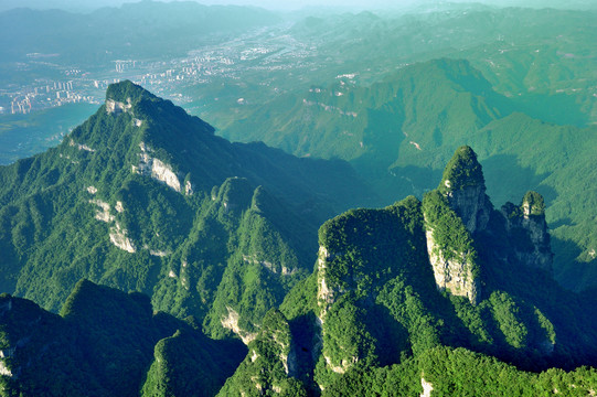 湖南张家界天门山景观