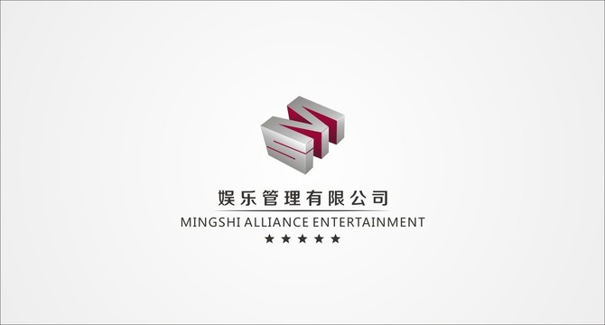 ms字母组合logo