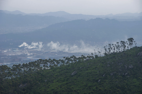 山峰山峦景色