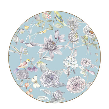 美式典雅花鳥圖