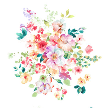 手繪小花一組
