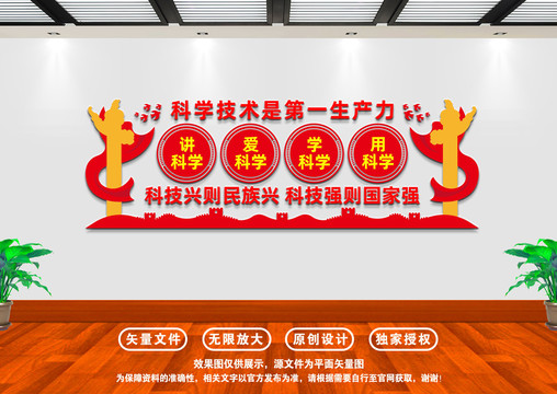 科學(xué)技術(shù)是第一生產(chǎn)力文化墻