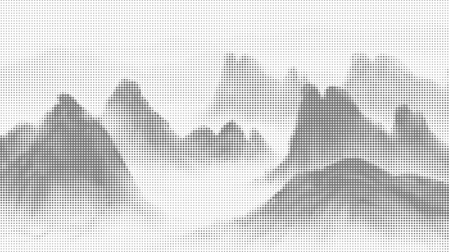 圓點山水激光鏤空