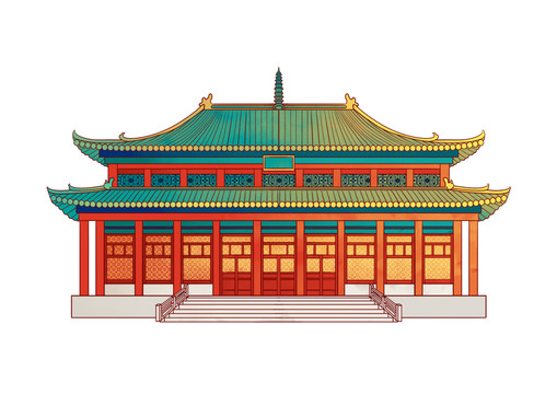長春建筑免摳九臺青云寺