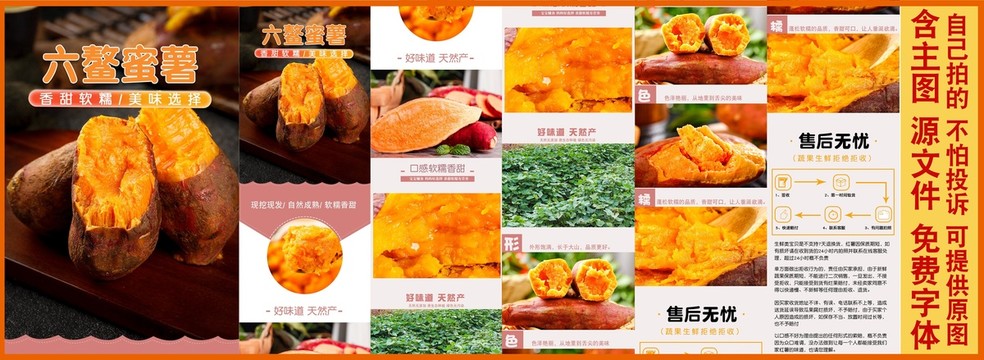 六鰲蜜薯詳情頁