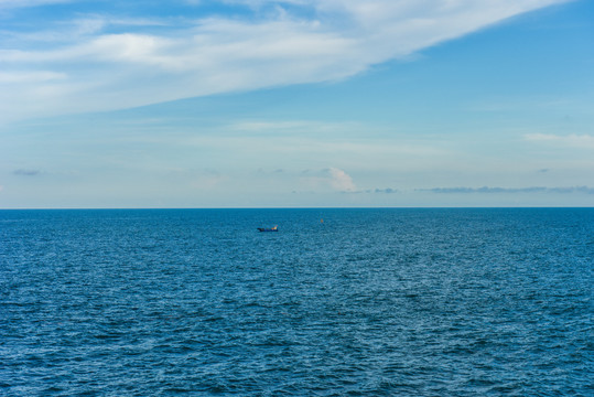 湛蓝海水