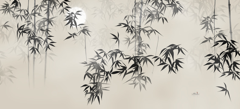 墨竹屏風(fēng)