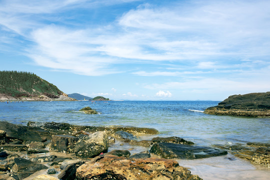 盐洲岛杨屋海难风光