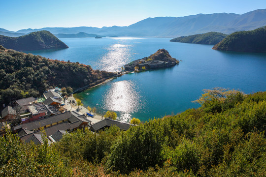 泸沽湖里格半岛