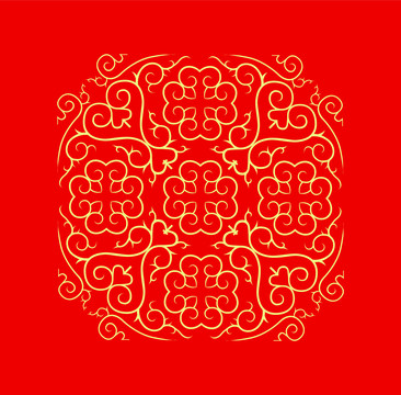 中式花紋