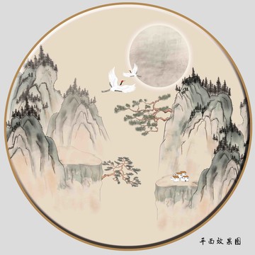 禪意山水畫