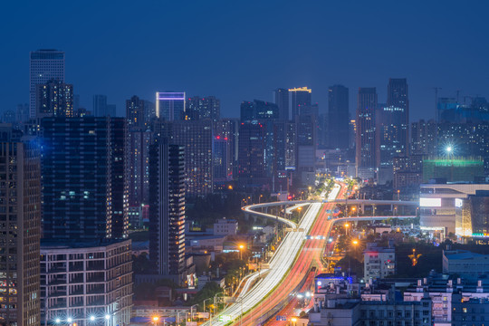 武汉汉阳城市夜景