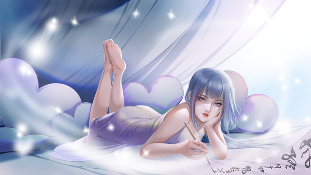 寫字的女孩