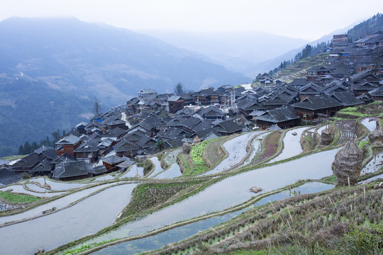 贵州从江加榜梯田