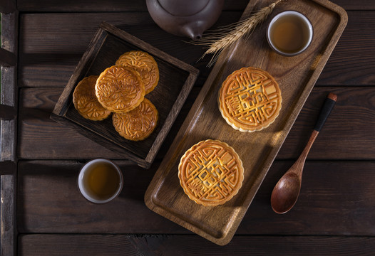 中国传统节日中秋节美食月饼