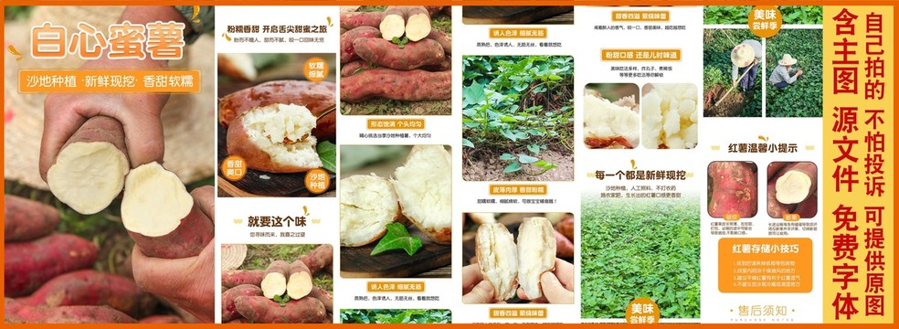 白心紅薯詳情頁(yè)