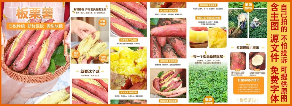 板栗薯詳情頁設(shè)計(jì)