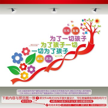 幼兒園樓梯文化墻