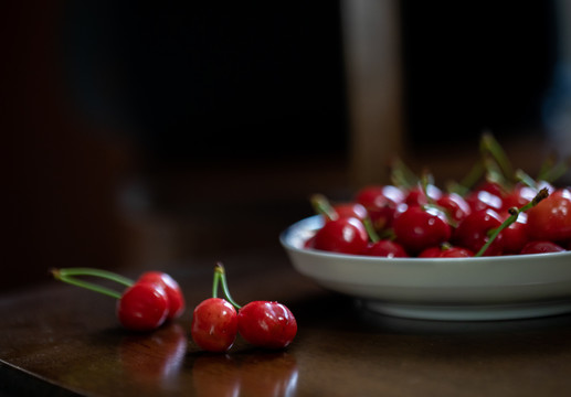 水果樱桃美食拍摄