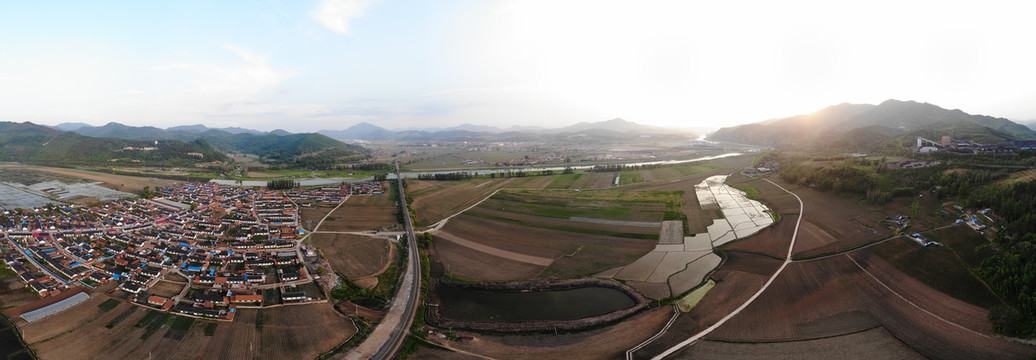 二道江区四道江村全景风光