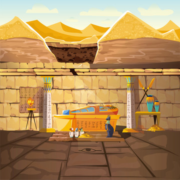 埃及沙漠地窖插图