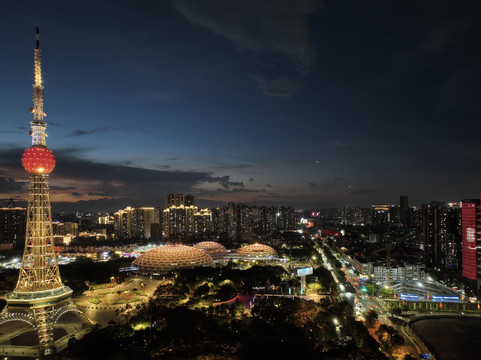 佛山中心城区夜景