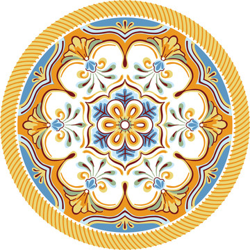 藍(lán)橙花盤
