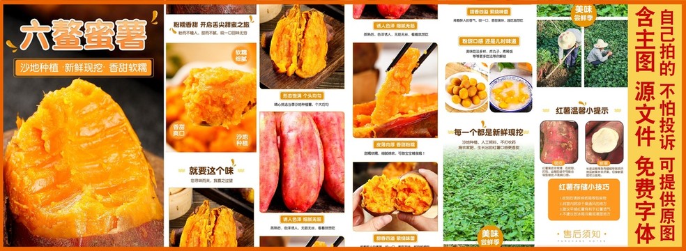 紅心蜜薯詳情頁