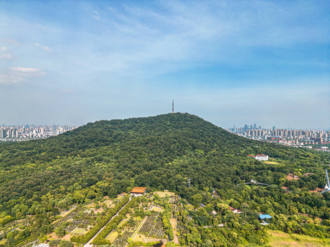 合肥城市风光全景航拍