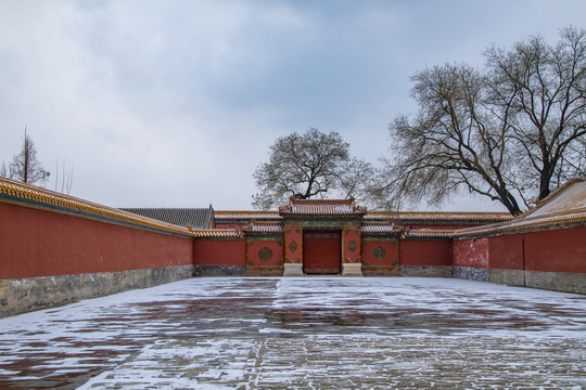 雪景北京故宫