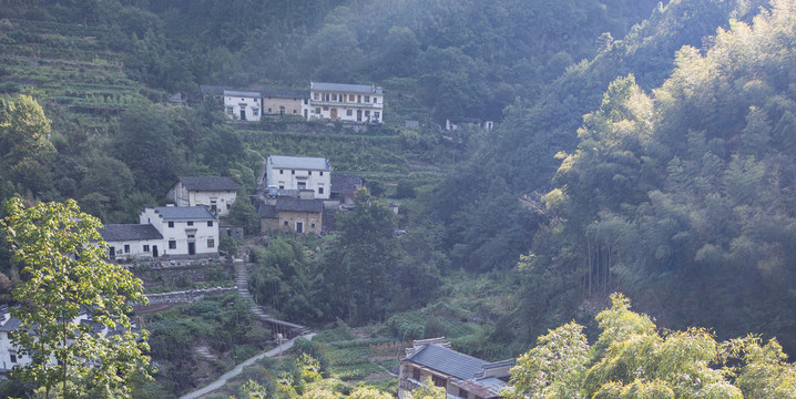 皖南大山里的小村直坑