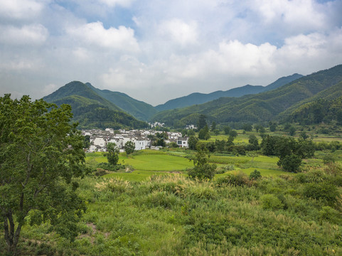 皖南古村卢村