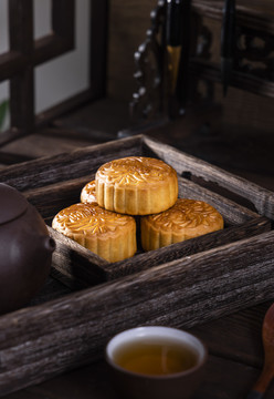 中国传统节日中秋节美食月饼