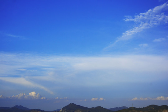 天空与山峦