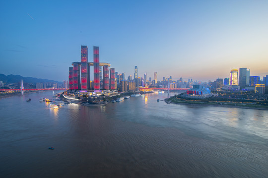 重庆朝天门夜景