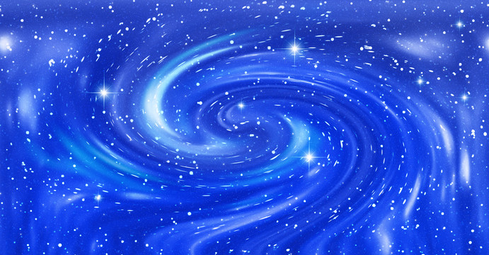 藍(lán)色旋渦星空背景