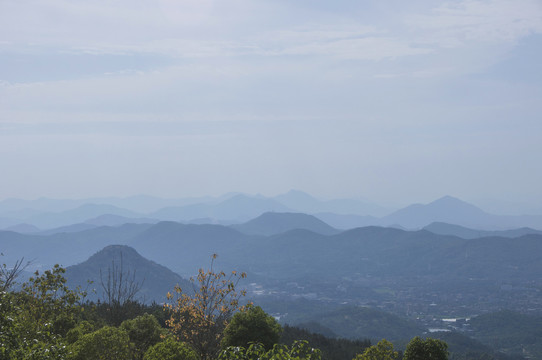 高山山脉意境风景