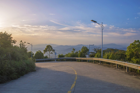 盘山公路弯道