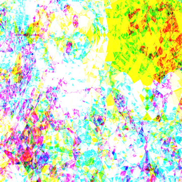 藍色幾何地毯