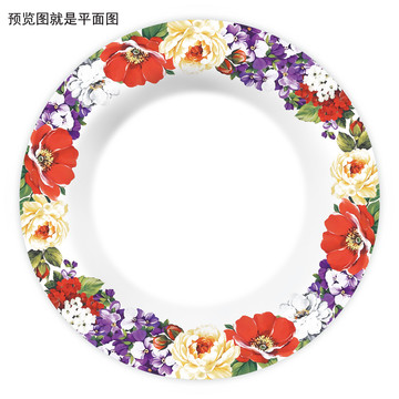 陶瓷花紙花面