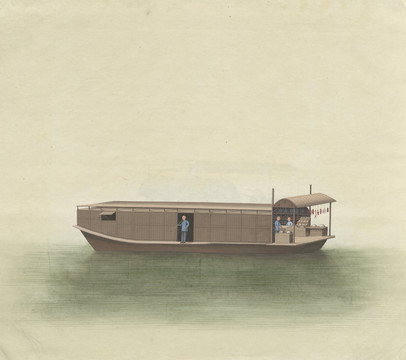 古代商船插畫(huà)