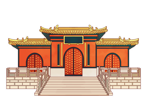 石家莊古建筑免摳柏林禪寺