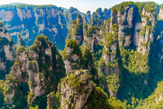 张家界石英砂岩峰林