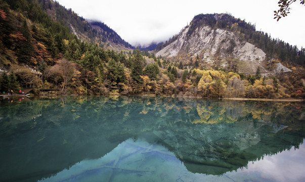 九寨沟秋景