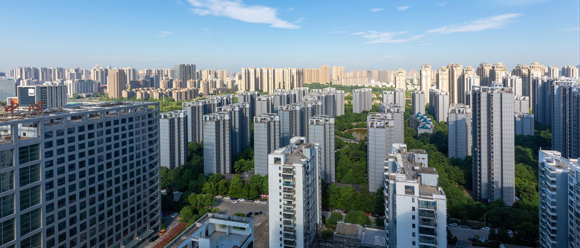 安徽合肥城市建筑群